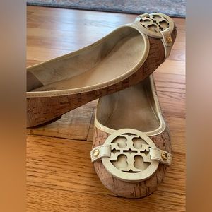 Tory Burch Cork Reva Flats! 7M
